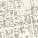 Vintage Map of Jamaica, NY Business Section 1947