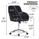 Adjustable Ergonomic Office Chair, Swivel Backrest Seat by Unique Piece Furniture
