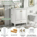 Freestanding Vanity With 1 Drawer & 2 Soft Close Doors With Door Mounted Storage by HouseOfZazla