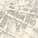 Vintage Map of Kingston, NY Business Section 1947