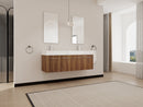 60 Inch Wall-Mounted Bathroom Vanity with Sink