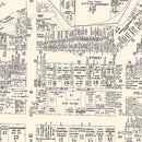 Vintage Map of Lockport, NY Business Section 1947