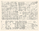 Vintage Map of Newark, NJ Business Section 1947