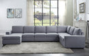 Hayden - 7 Seat Reversible Modular Sectional Sofa Chaise by HouseOfZazla