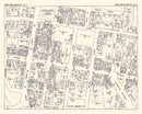 Vintage Map of New Brunswick, NJ Business Section 1947