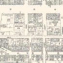 Vintage Map of Newburgh, NY Business Section 1947