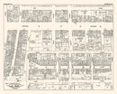 Vintage Map of Newburgh, NY Business Section 1947