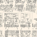 Vintage Map of Niagara Falls, NY Business Section 1947