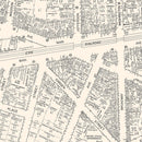 Vintage Map of Passaic, NJ Business Section 1947