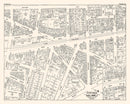 Vintage Map of Passaic, NJ Business Section 1947