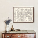 Vintage Map of Perth Amboy, NJ Business Section 1947