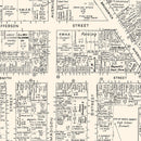 Vintage Map of Perth Amboy, NJ Business Section 1947