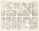 Vintage Map of Perth Amboy, NJ Business Section 1947