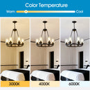 6-Light Black Wagon Wheel Chandelier