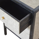 Nightstand, 3 Drawer - Black by HouseOfZazla