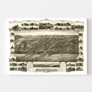 Vintage Map of Atlantic Highlands, New Jersey 1894