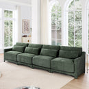 Elegant Sofa With Ergonomic Design And Lumbar Pillows by HouseOfZazla