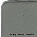 Bee on Gold Dish Drying Mat Absorbent Dish Drying Mat Pad for Kitchen Counter Dish Drainer Mat for Countertop, 14 x 21", Multicolor
