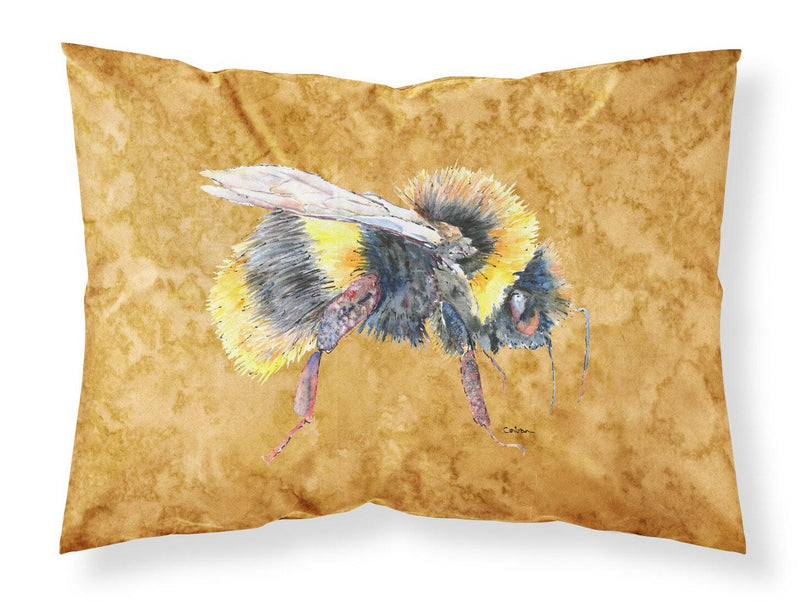 Bee on Gold Moisture wicking Fabric standard pillowcase