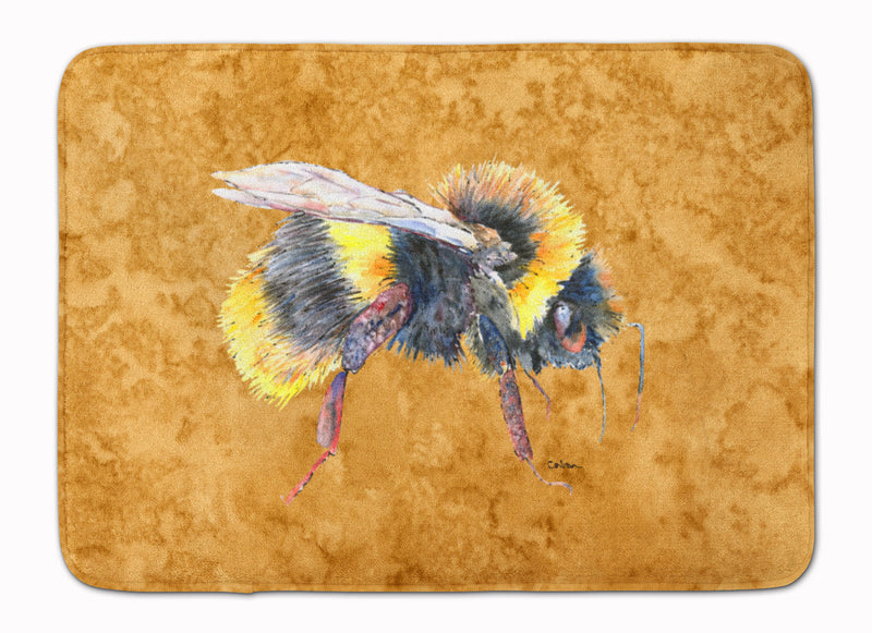 Bee on Gold Machine Washable Memory Foam Mat 8850RUG