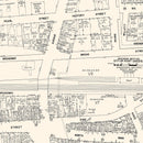 Vintage Map of Port Chester, NY Business Section 1947
