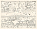 Vintage Map of Port Chester, NY Business Section 1947