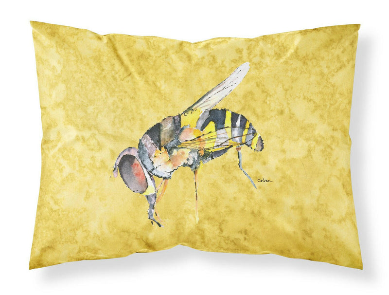 Bee on Yellow Moisture wicking Fabric standard pillowcase