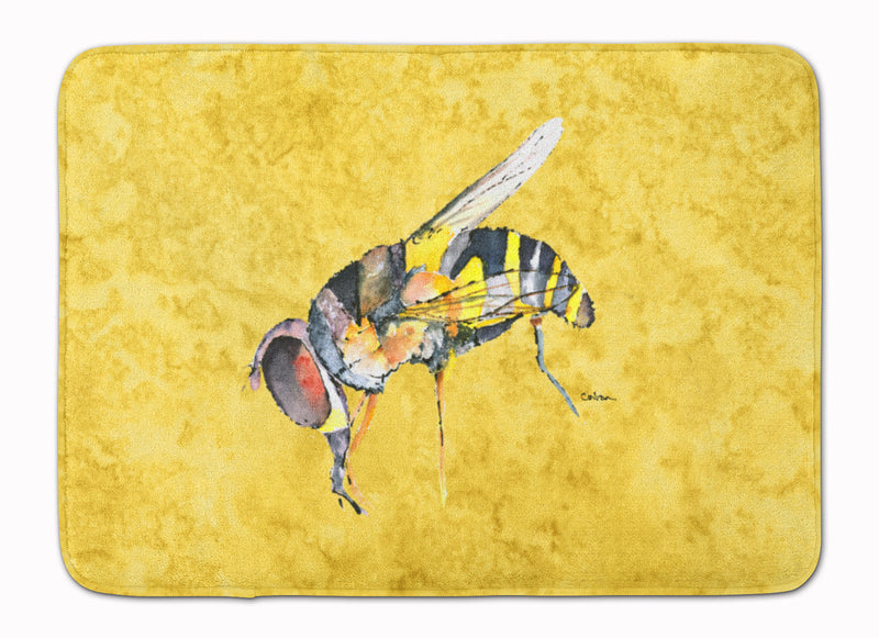 Bee on Yellow Machine Washable Memory Foam Mat 8851RUG