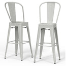 Fletcher - Handcrafted Metal Stool (Set of 2) by HouseOfZazla