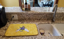 Bee on Yellow Dish Drying Mat Absorbent Dish Drying Mat Pad for Kitchen Counter Dish Drainer Mat for Countertop, 14 x 21", Multicolor