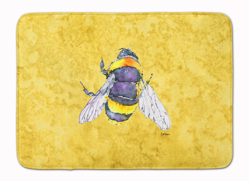 Bee on Yellow Machine Washable Memory Foam Mat 8852RUG