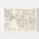 Vintage Map of Rochester, NY Business Section 1947