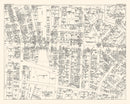Vintage Map of Rochester, NY Business Section 1947