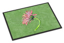 Gerber Daisy Pink Doormat Indoor Outdoor 24H X 36W Front Door Mat Rugs for Entryway, Non Slip Washable Low Pile,