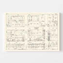 Vintage Map of Rome, NY Business Section 1947