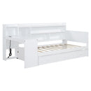 Daybed With 3 Drawers USB Ports And Desk