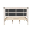Solid Wood Queen Bed - Heavy Duty Support