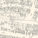 Vintage Map of Schenectady, NY Business Section 1947