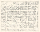 Vintage Map of Syracuse, NY Business Section 1947