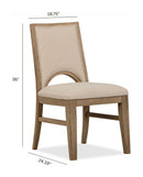Tristan - Upholstered Side Chair (Set of 2) - Swiss Coffee