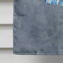 Butterfly on Gray House Flag 28x40 Porch Sleeve Pole Decorative Outside Yard Banner Artwork Wall Hanging, Polyester