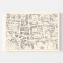 Vintage Map of Trenton, NJ Business Section 1947