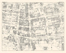 Vintage Map of Trenton, NJ Business Section 1947