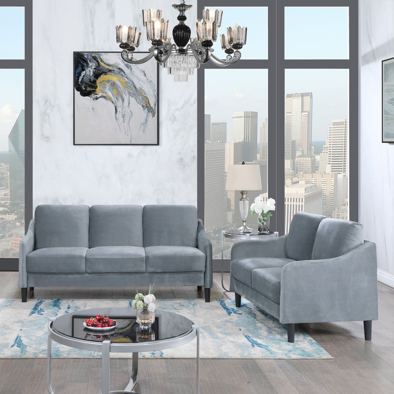 51.5" Loveseat Sofa Small Couch for Small Space for Living Room, Bedroom, Grey