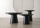 Jasper - 3 Piece Coffee, End, And Console Table (Set of 3) - Ebony Black by HouseOfZazla