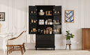 70" Kitchen Pantry Cabinet with 6 Door Shelves and 3 Drawers by HouseOfZazla