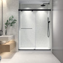 5476 Inch Frameless Double Sliding Matte Shower Door by HouseOfZazla