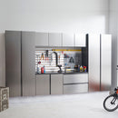 Nova Series - Garage Cabinet Set A With Soft Closing Doors - Metallic Gray by HouseOfZazla
