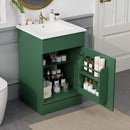 Bathroom Vanity With Sink, Cabinet With Adjustable Shelf by HouseOfZazla