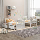 Twin Over Twin Bunk Bed With Drawers, Convertible Beds by Unique Piece Furniture